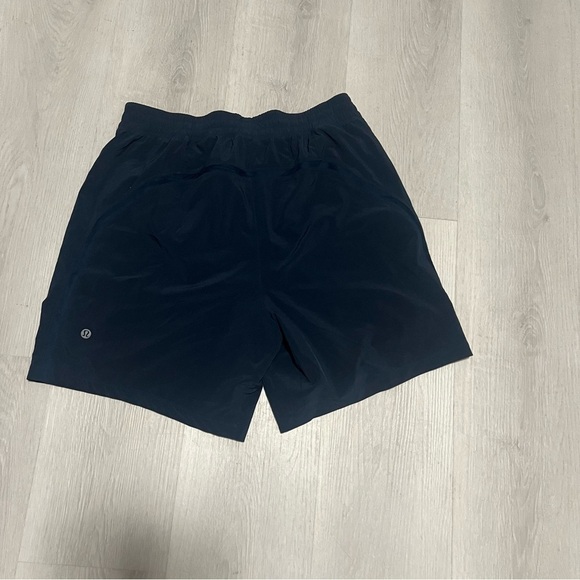 Lululemon Run: Response Short Men’s Medium Navy Blue Running Shorts Pockets EUC - Picture 4 of 10